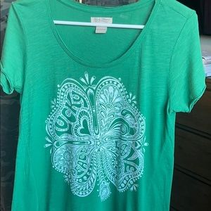 🍀Lucky Brand Green Clover T-Shirt 🍀